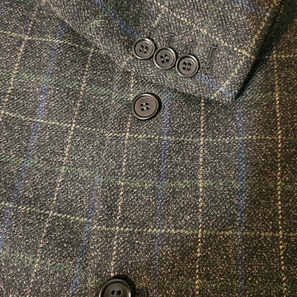 VTG Ermenegildo Zegna  CASHMERE WOOL 90s men's  Blazer Jacket 44L Suit Coat
